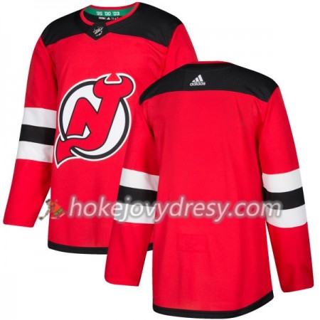 Pánské Hokejový Dres New Jersey Devils Blank Červená 2017-2018 Adidas Authentic